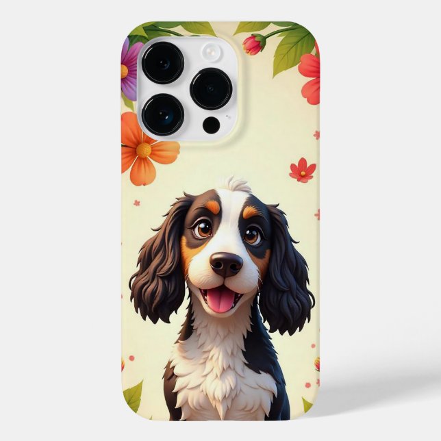 🐶 Charming Cartoon-Style Dog Joy ✨ Cute Playful Case-Mate iPhone Case (Back)