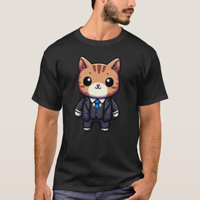 Charming Cat Boss T-Shirt (Front)