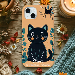 Charming Cat Vibes - Cosy & Cute Charm Case-Mate iPhone 14 Pro Case