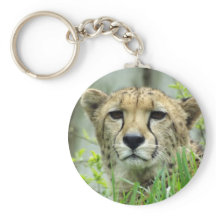 Charming Cheetah Key Ring