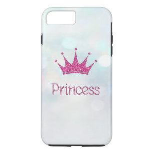 Charming Chic Bokeh  ,Tiara, Princess,Glitter Case-Mate iPhone Case