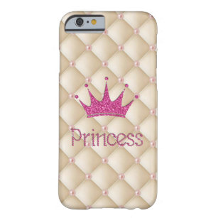 Charming Chic Pearls ,Tiara, Princess,Glittery Barely There iPhone 6 Case