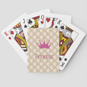 Charming Chic Pearls ,Tiara, Princess,Glittery Playing Cards