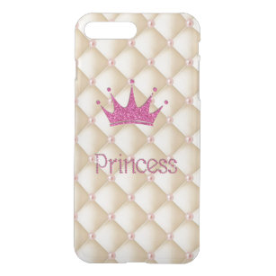 Charming Chic Pearls ,Tiara, Princess,Glittery iPhone 8 Plus/7 Plus Case