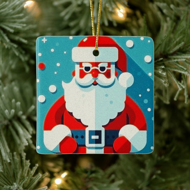 charming Christmas Ceramic Ornament (Tree)