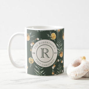 Charming Christmas: Monogrammed Newlywed Coffee Mug