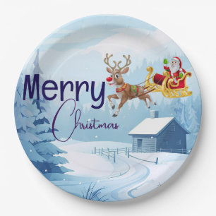 Charming Christmas  Paper Plate