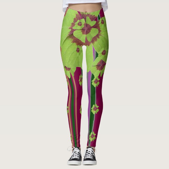 Charming Clover  Leggings (Front)