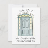 Charming Colonial Door Illustration Moving