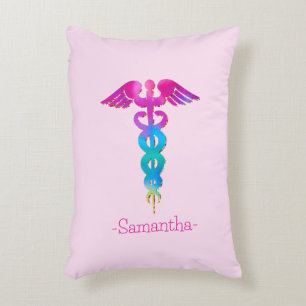 Charming & Colourful Medical Logo Design Decorative Cushion