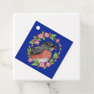 Charming Connecticut Bird With Mirabilis Favour Tags