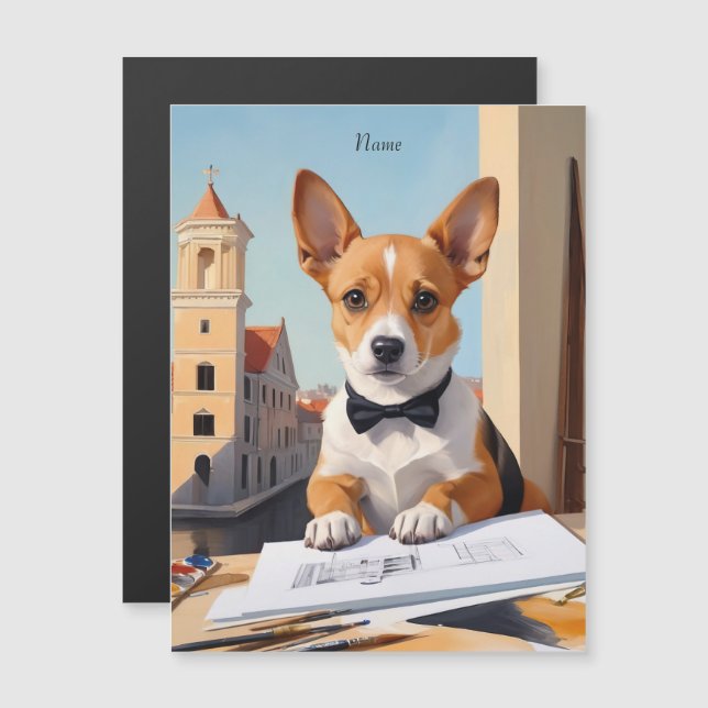 Charming Corgi Architect Dog Lover (Front/Back)