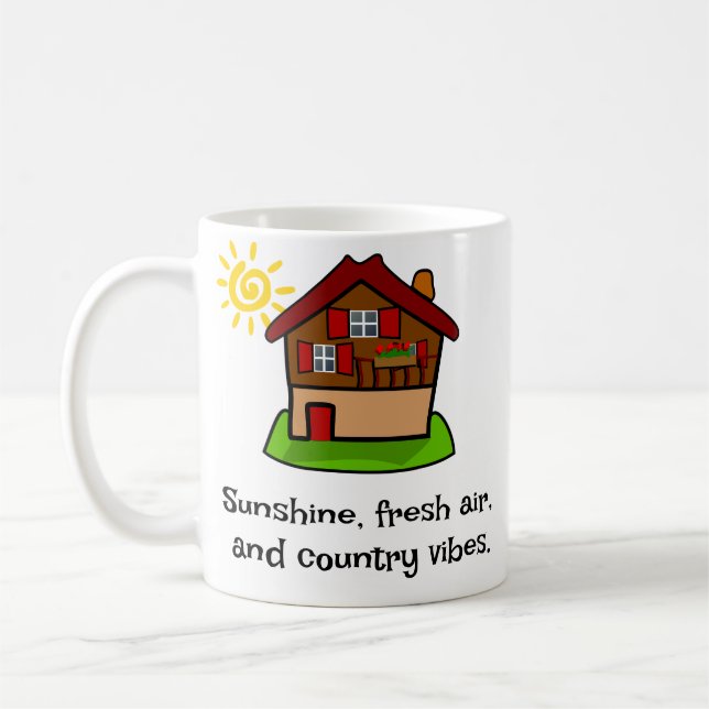 Charming Country House Mug (Left)
