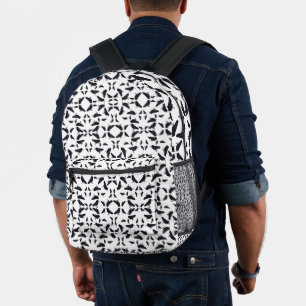 Charming crows with gifts printed backpack
