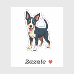 Charming Cubism Manchester Terrier Pup, Small