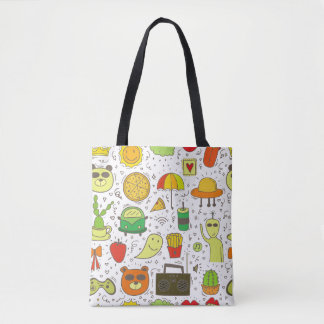 Charming Cute Pattern Aesthetic Everyday Tote Bag
