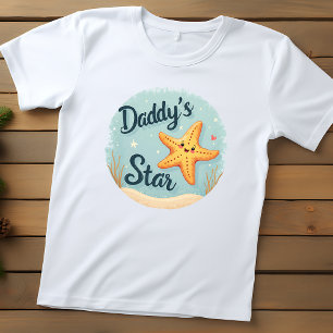 Charming "Daddy's Star" Starfish  Toddler T-Shirt