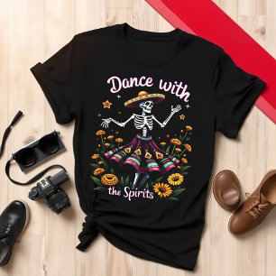 Charming Day of the Dead Dance with Spirits T-Shirt