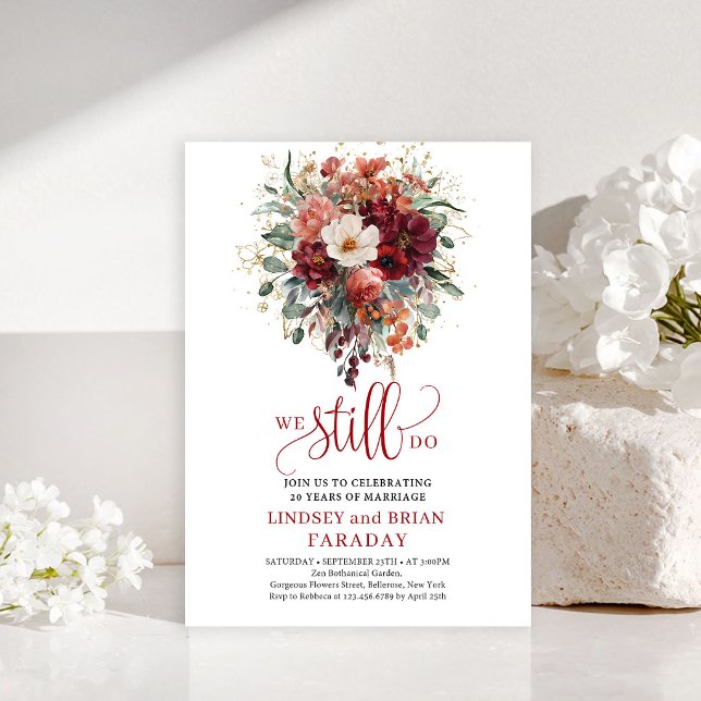 Charming Deep Red Autumn We Still Do Invite (Charming Deep Red Autumn We Still Do Invite

)