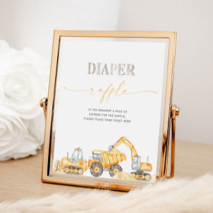 Charming Diaper Raffle Sign