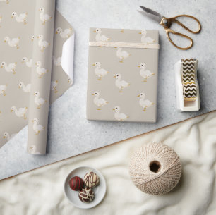 Charming Easter Duck Wrapping Paper