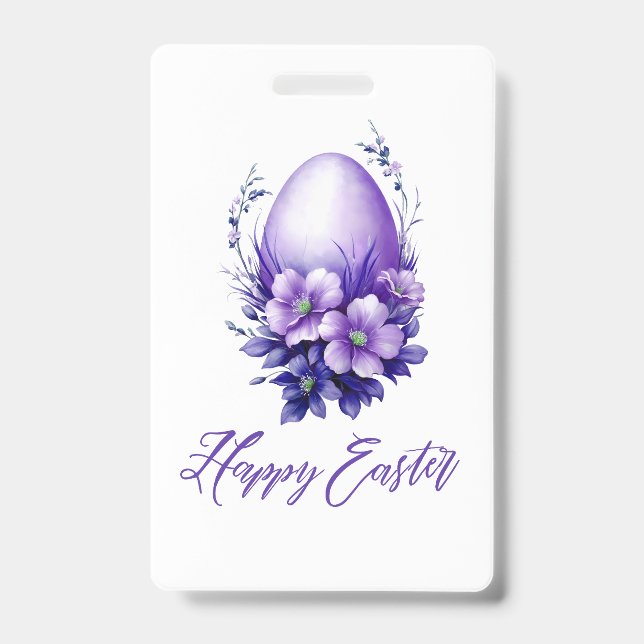 Charming Easter Egg ID Badge (Front)