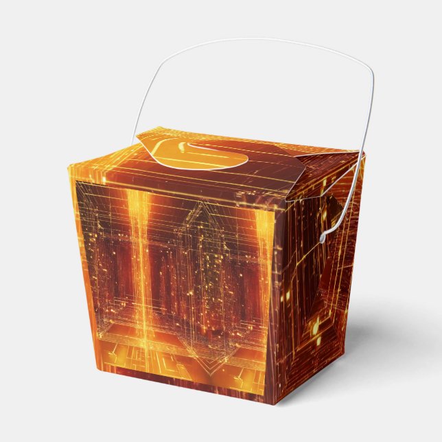 Charming Elegance: Designed Favour Box" Box (Front Side)