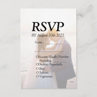 Charming Enclosure Card for Wedding Invitation