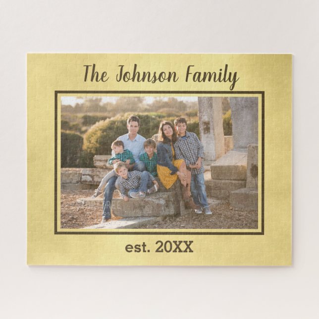 Charming Family Photo  Jigsaw Puzzle (Horizontal)
