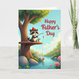 Charming Fathers Day Scene Card