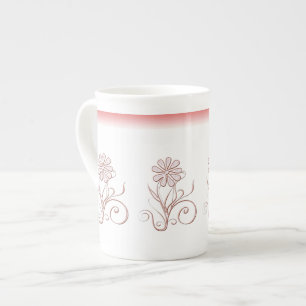 Charming floral Bone China Mug