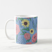 Charming Floral Mugs,Perfect Gifts for Flower 