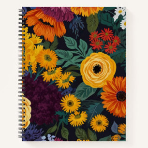 Charming Floral  Notebook