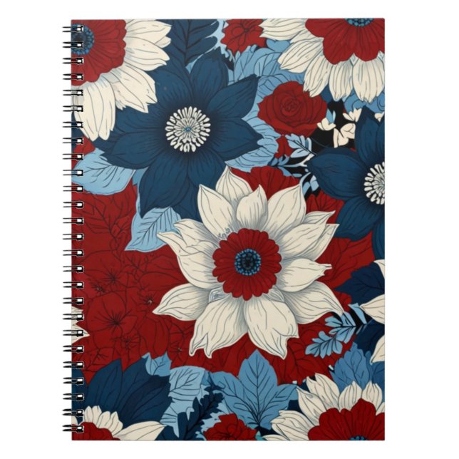Charming Floral  Notebook (Front)
