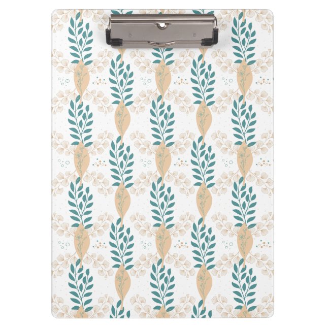charming floral patterns clipboard (Front)