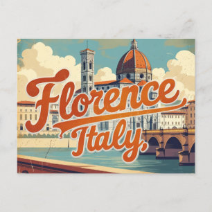 Charming Florence Views Postcard
