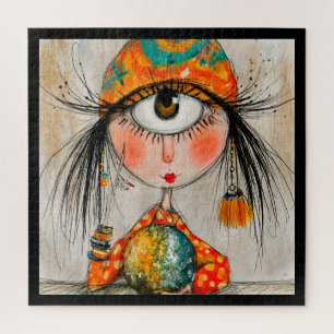 Charming Fortune Teller Cyclops Jigsaw Puzzle
