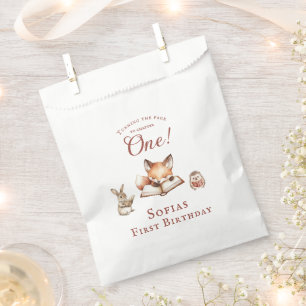 Charming Fox Storybook Birthday Favor Bags