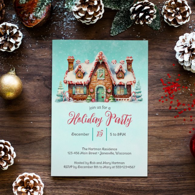 Charming Gingerbread House Holiday Party (Creator Uploaded)