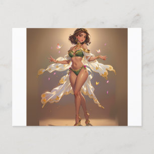Charming Girl Postcard