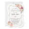 Charming Gold Frame Blush Pink Floral Baptism