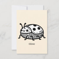 Charming Hand-Drawn Beetle Illustration 