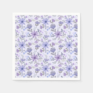 Charming Hand Drawn Flowers Napkins