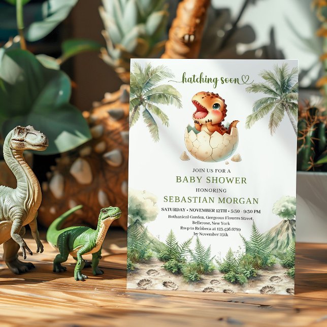 Charming Hatching Soon Baby Shower Digital Card (Charming Hatching Soon Baby Shower Digital Card)