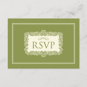 Charming Heart RSVP Card (forest)