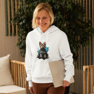Charming highlighting a Yorkshire Terrier Hoodie