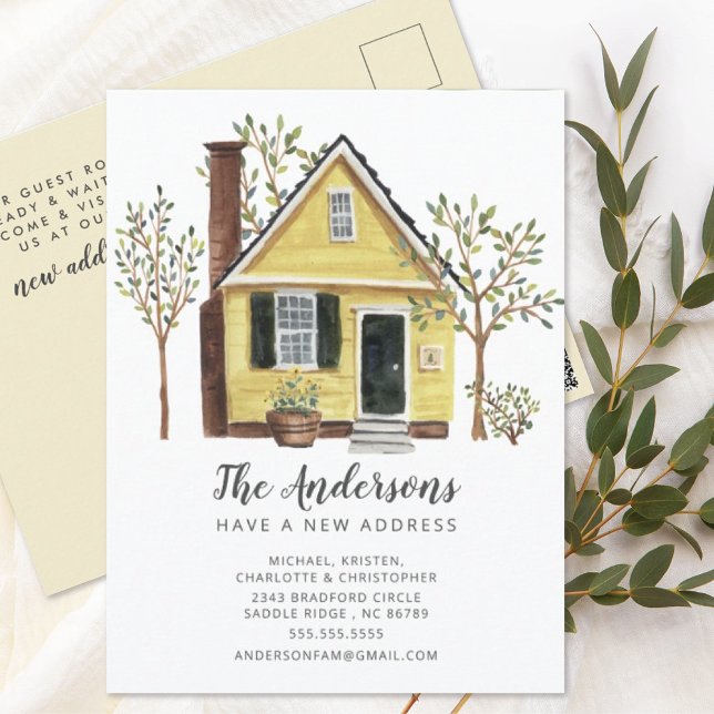 Charming House | Moving Announcement Postcard (Creator Uploaded)