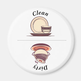 Charming Icons Clean/Dirty Dishwasher  Magnet