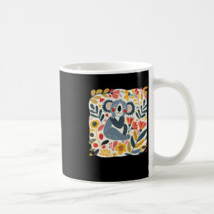 Charming Illustration Of A Koala Surrounded Coffee Mug