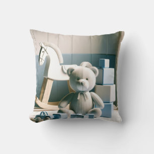 Charming Kids' Room with Toys Cushion